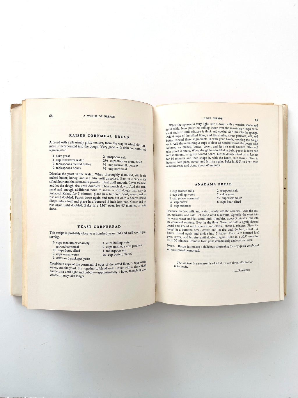 1966 A World of Breads by Dolores Casella