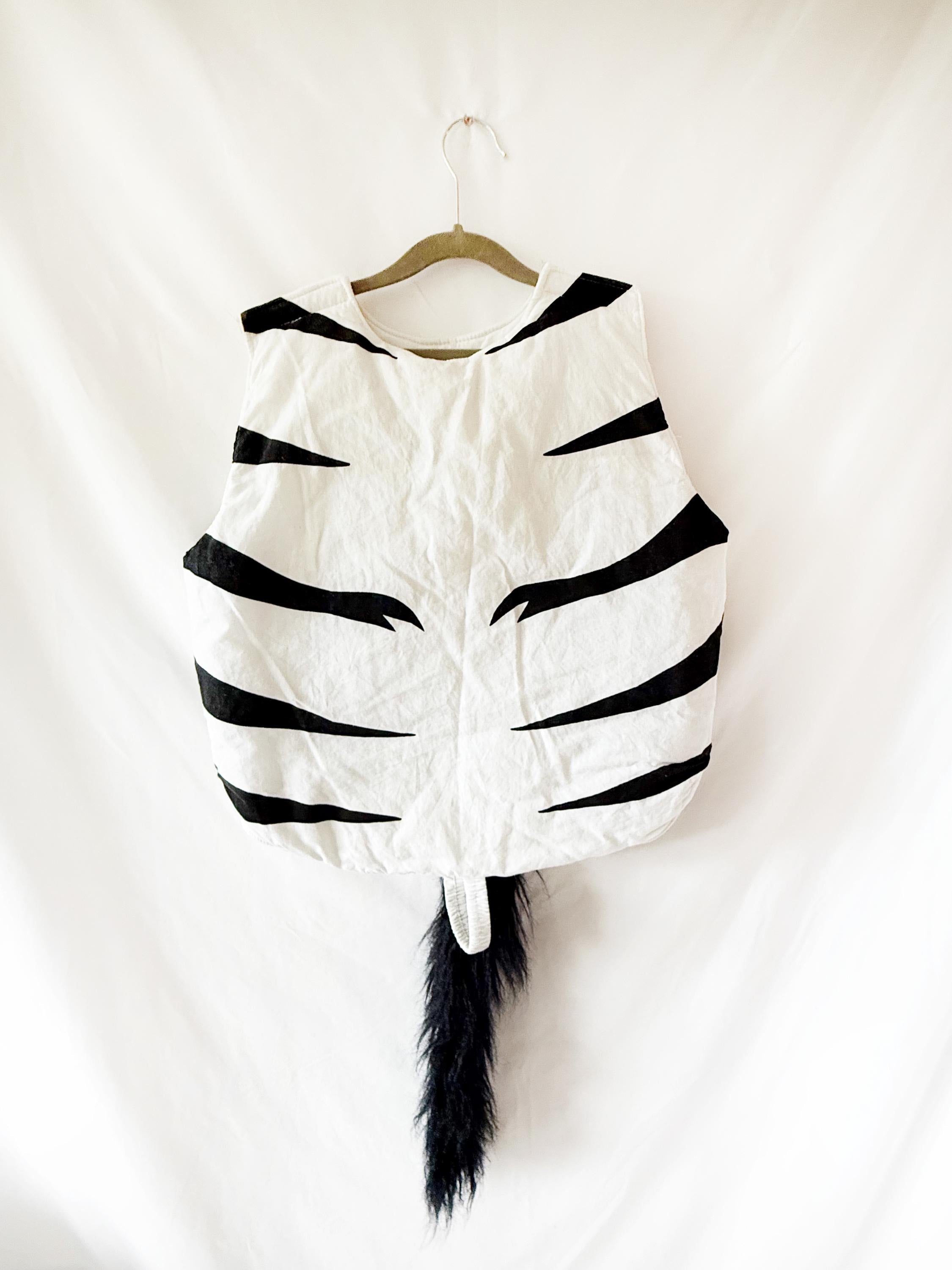 Vintage 1990s Zebra Costume Ages 6-8