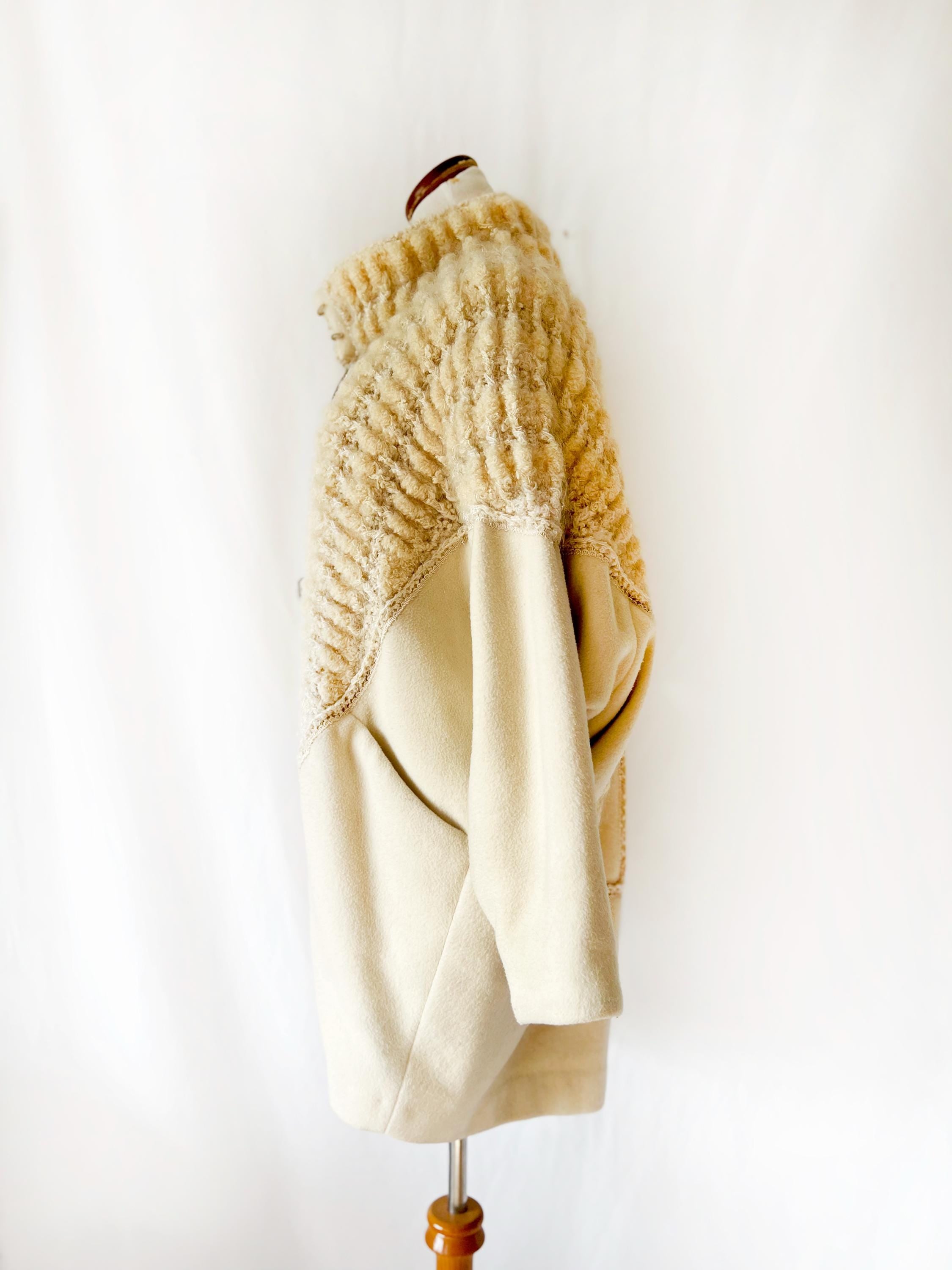 vintage wool and alpaca hair coat / Norma of Canada / medium