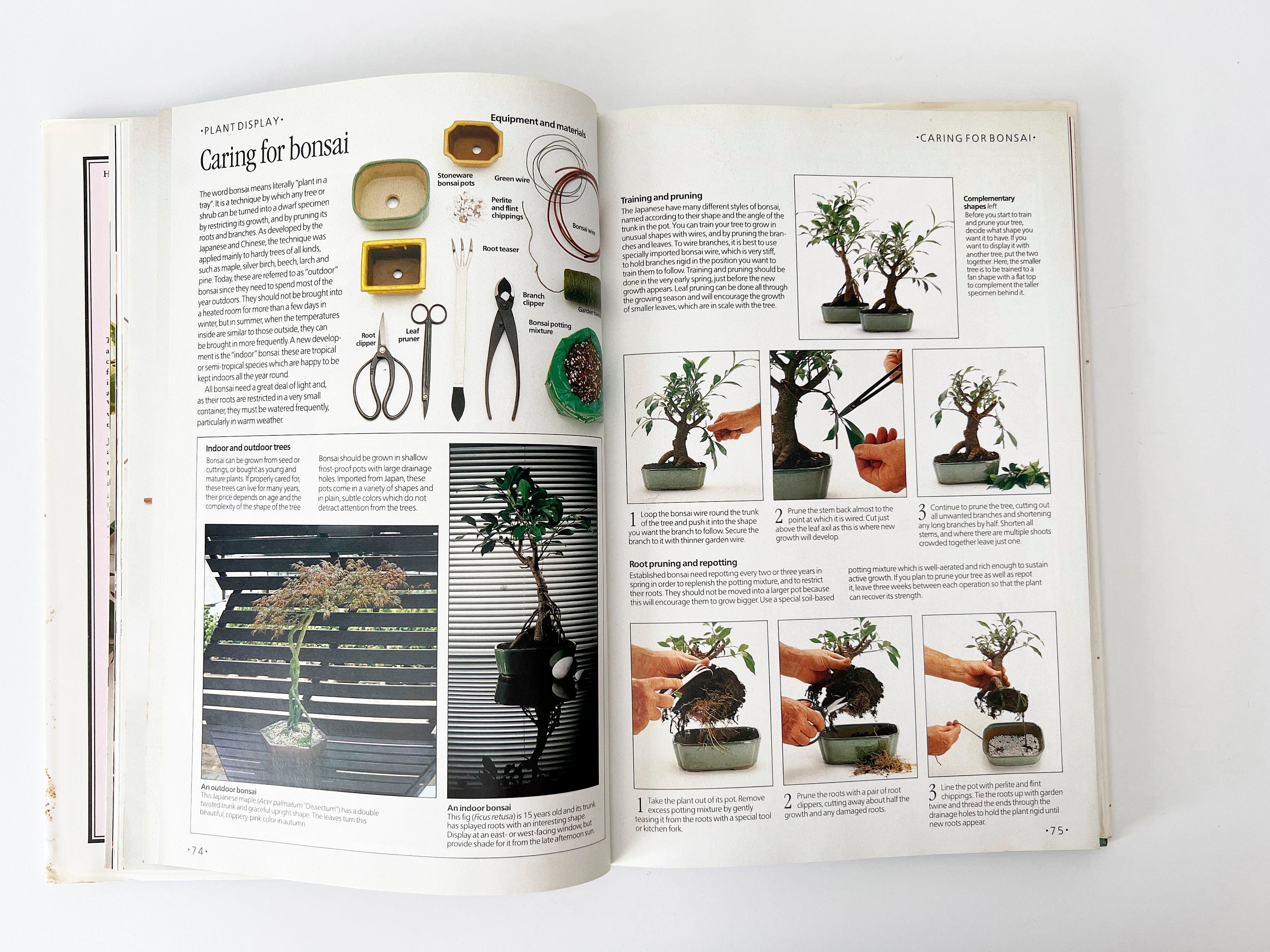 1988 The Indoor Garden Book, Vintage Plant Book