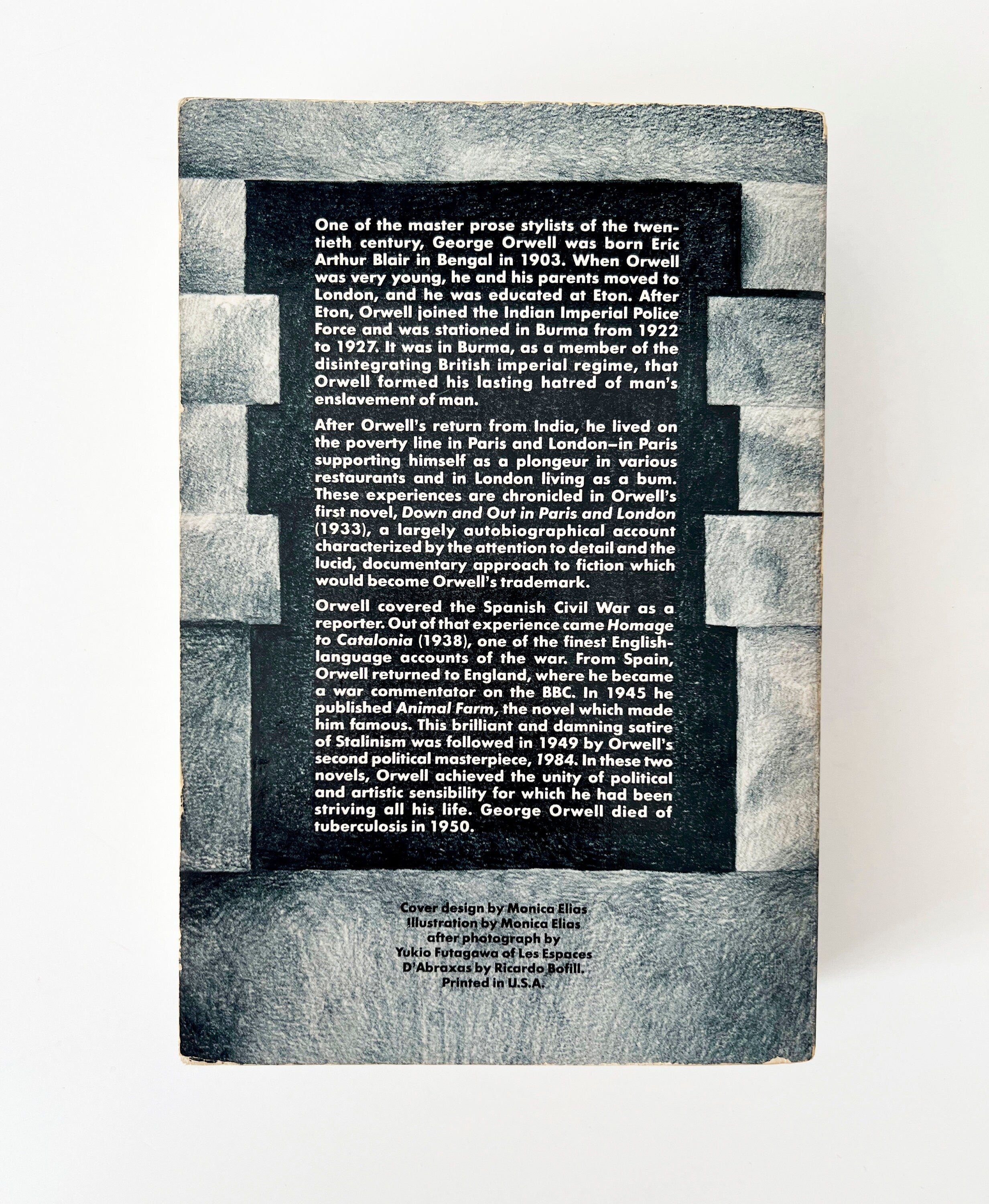 1991 Down and Out in Paris and London / 1984 / Shooting an Elephant by George Orwell