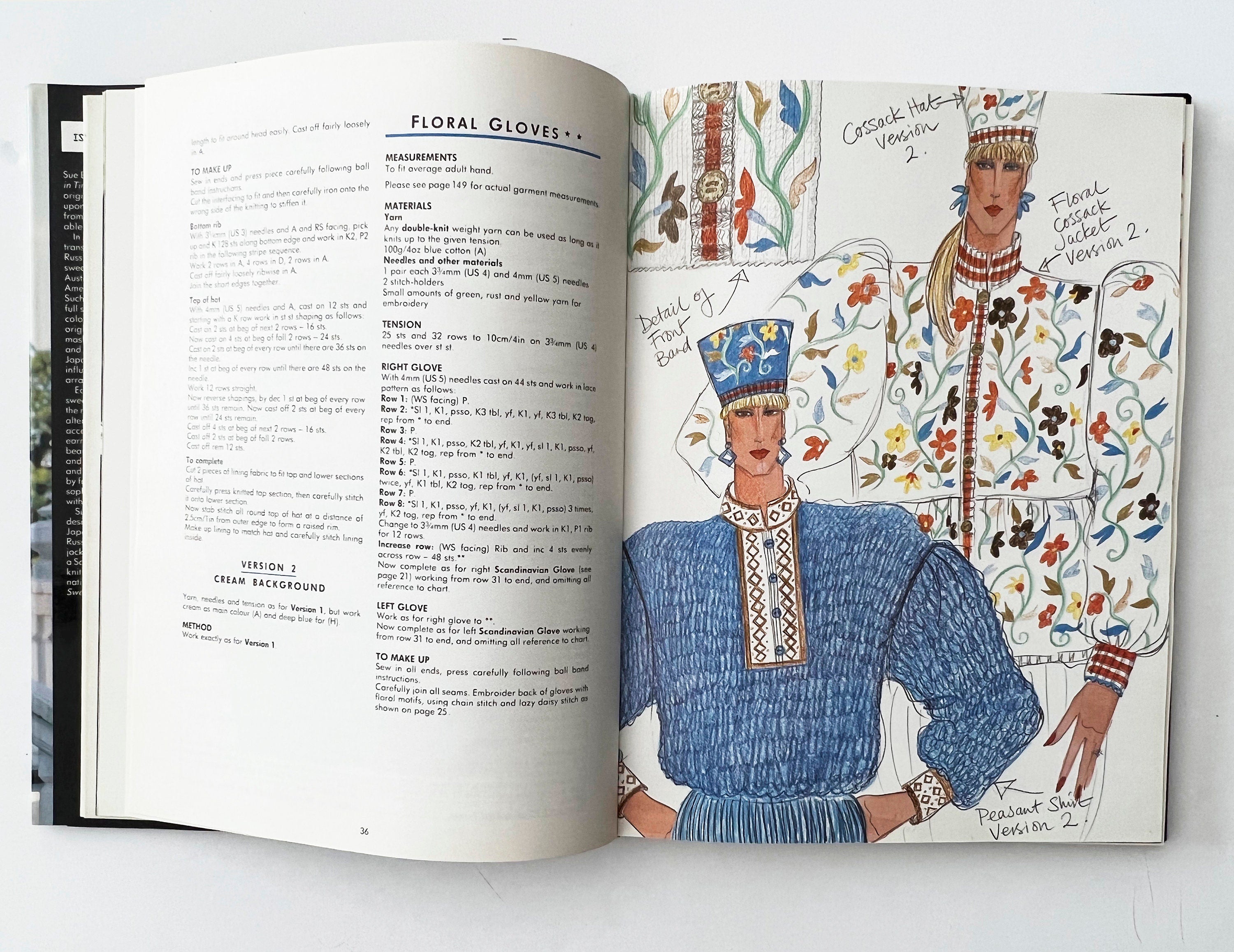 Vintage 1988 Knitting Book: Around the World in Eighty Sweaters