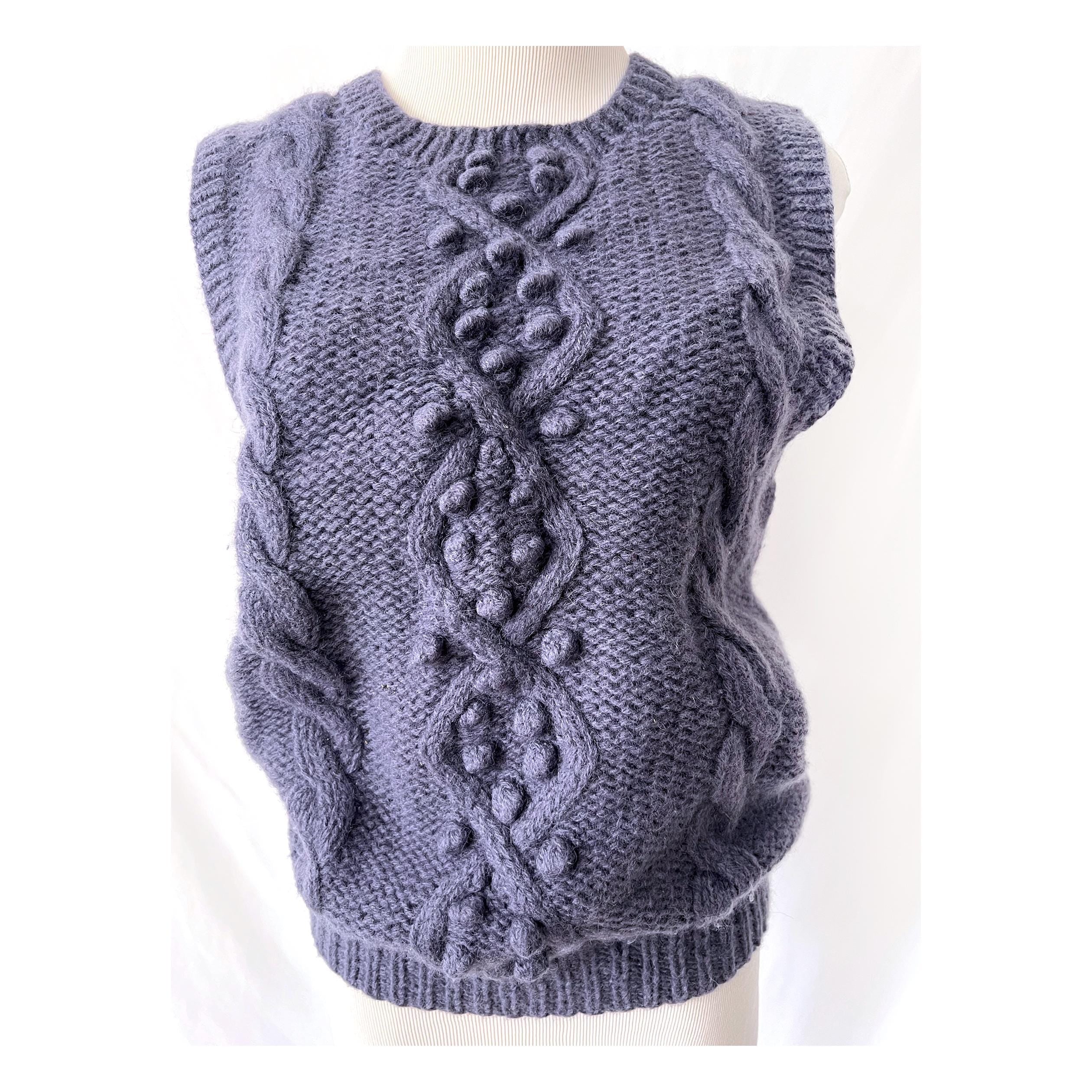 the eagles eye 1980s wool sweater vest / medium