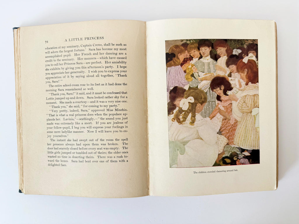1925 A Little Princess by Frances Hodgson Burnett, Ethel Franklin Betts (Illustrator)