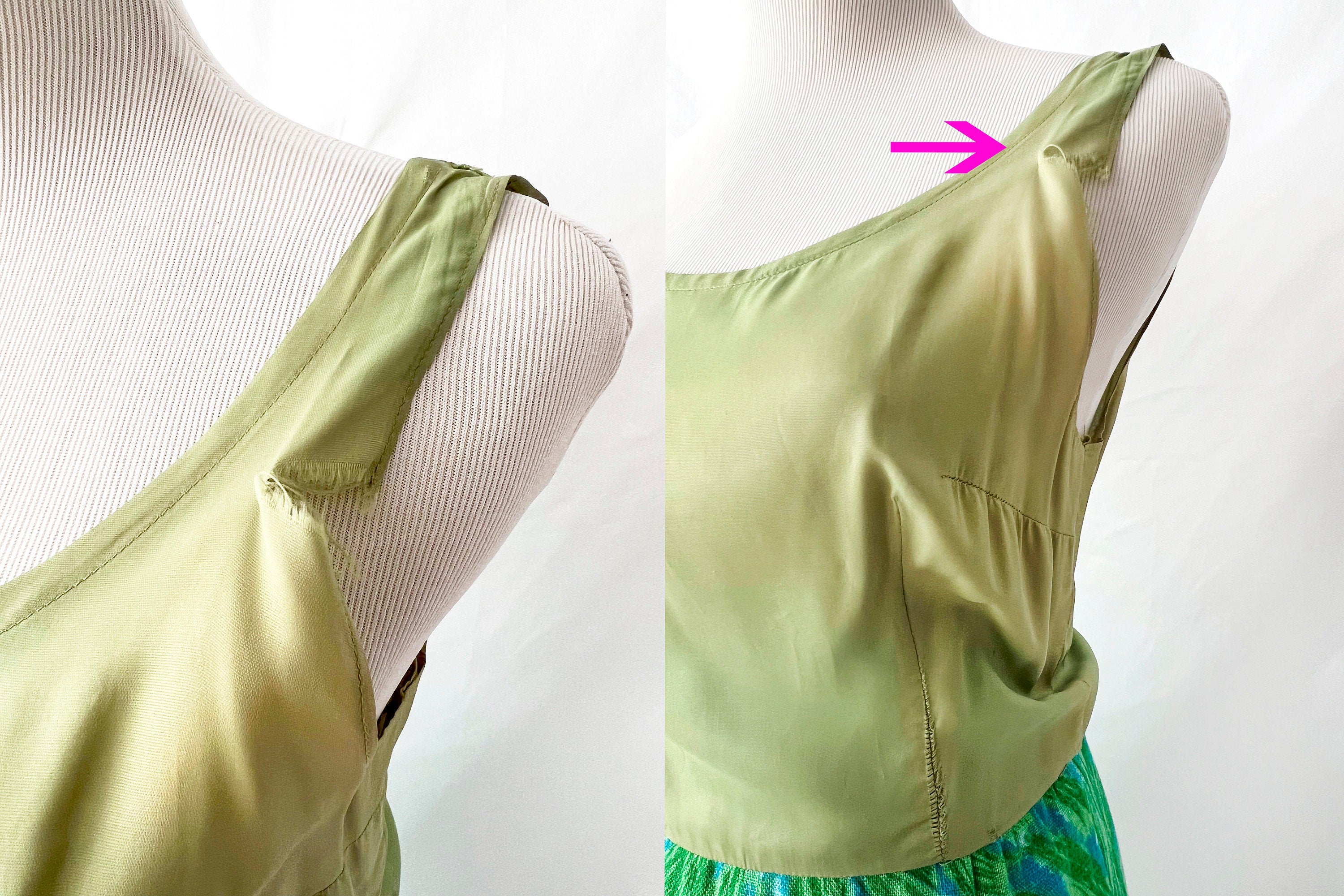 Vntg 60s Linen Skirt Dress Set / 2 piece / Neiman Marcus / Small